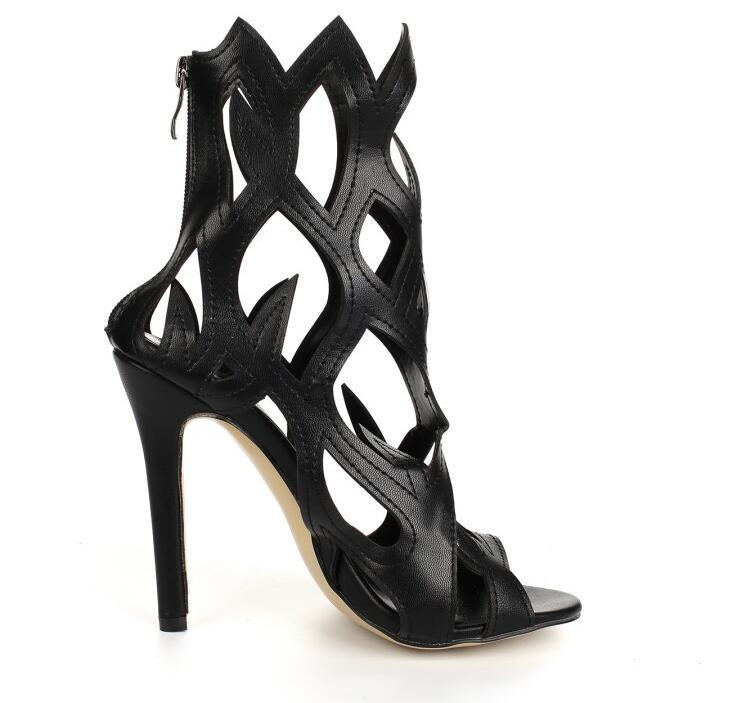 LoneLinecc Fashion Rome Black/red/White PU Zip Shoes Peep Toe Cover Heel Women's Shoes Thin Heels big Size Women's Sandals
LoneLinecc Fashion Rome Black/red/White PU Zip Shoes Peep Toe Cover Heel Women's Shoes Thin Heels big Size Women's Sandals