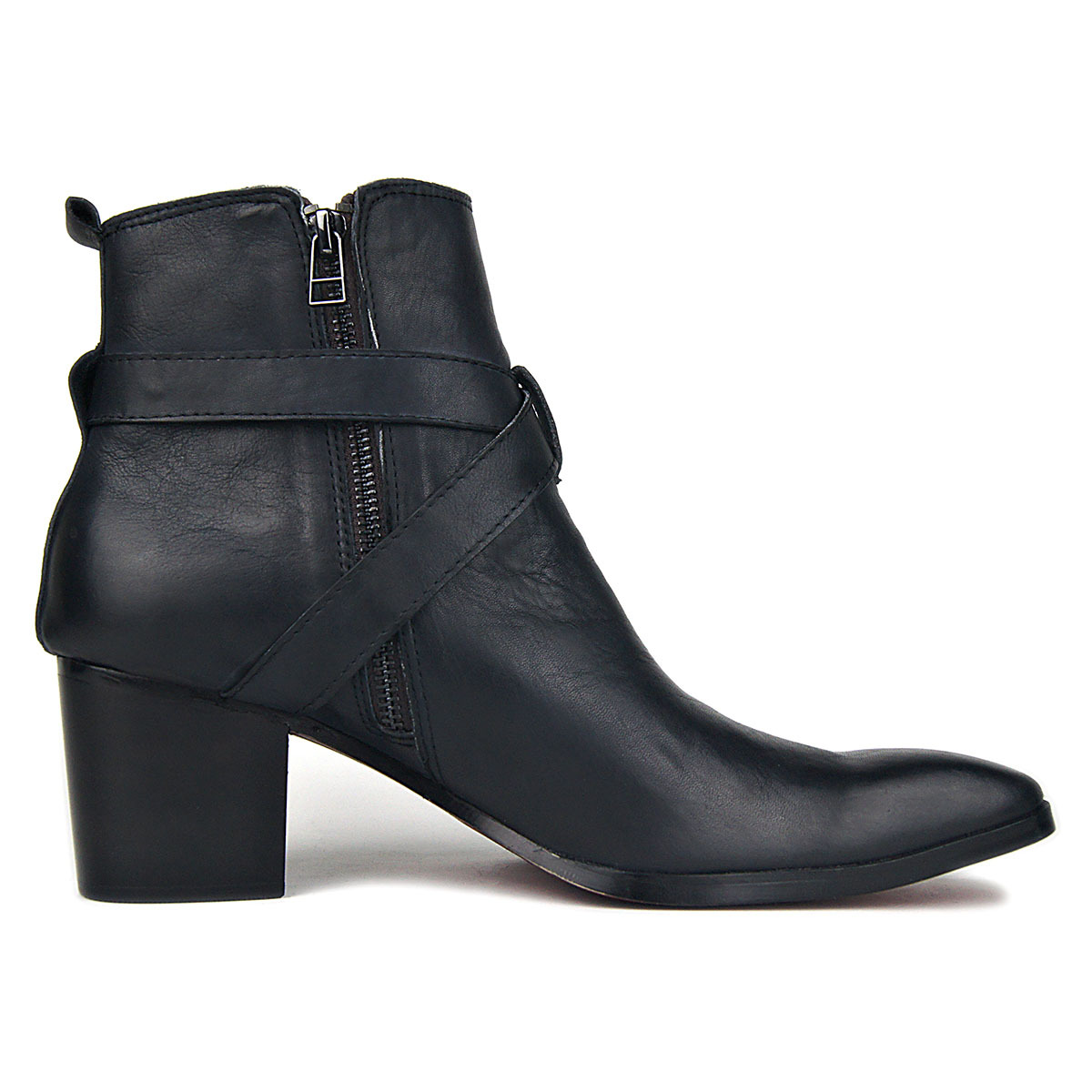 Handmade Paris genuine leather ankle High-top men's boots factory outlet new list high quality genuine leather shoes, Black
Handmade Paris genuine leather ankle High-top men's boots factory outlet new list high quality genuine leather shoes, Black