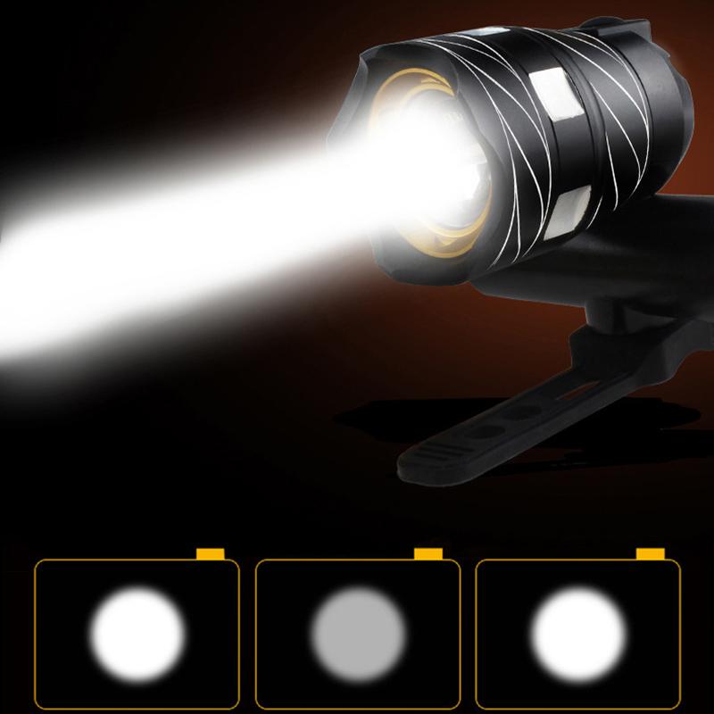 Bicycle Front Light USB Rechargeable XML T6 Bike Accessories LED Cycling Headlight Aluminum Alloy Safety Light White
Bicycle Front Light USB Rechargeable XML T6 Bike Accessories LED Cycling Headlight Aluminum Alloy Safety Light White