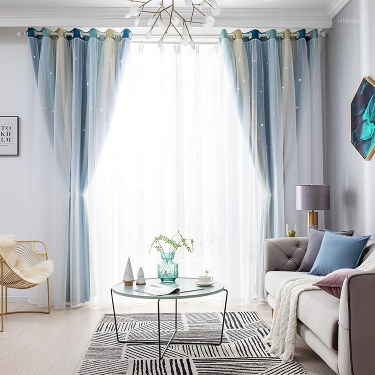 Star Modern lace princess window color stripe hollow sky double blackout curtains light luxury curtains for living room bedroom1, Green curtain
Star Modern lace princess window color stripe hollow sky double blackout curtains light luxury curtains for living room bedroom1, Green curtain