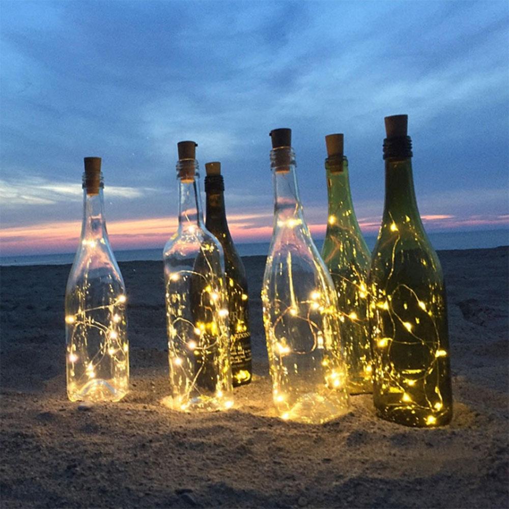 Wine Cork 20LEDS Bar Birthday Party Wedding Celebration Holiday Christmas Party New Year's Day Halloween Battery Creative Lights
Wine Cork 20LEDS Bar Birthday Party Wedding Celebration Holiday Christmas Party New Year's Day Halloween Battery Creative Lights