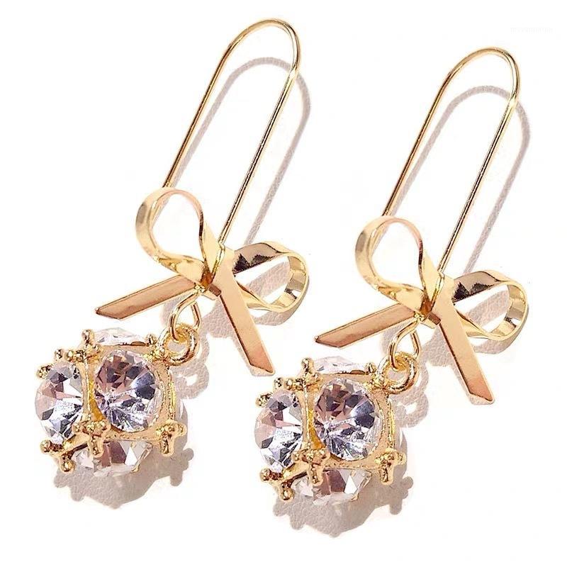 Temperament Simple Bowknot Pendant Earrings Female Korean Dongdaemun Wild Ear Hook Zircon Earrings1
Temperament Simple Bowknot Pendant Earrings Female Korean Dongdaemun Wild Ear Hook Zircon Earrings1