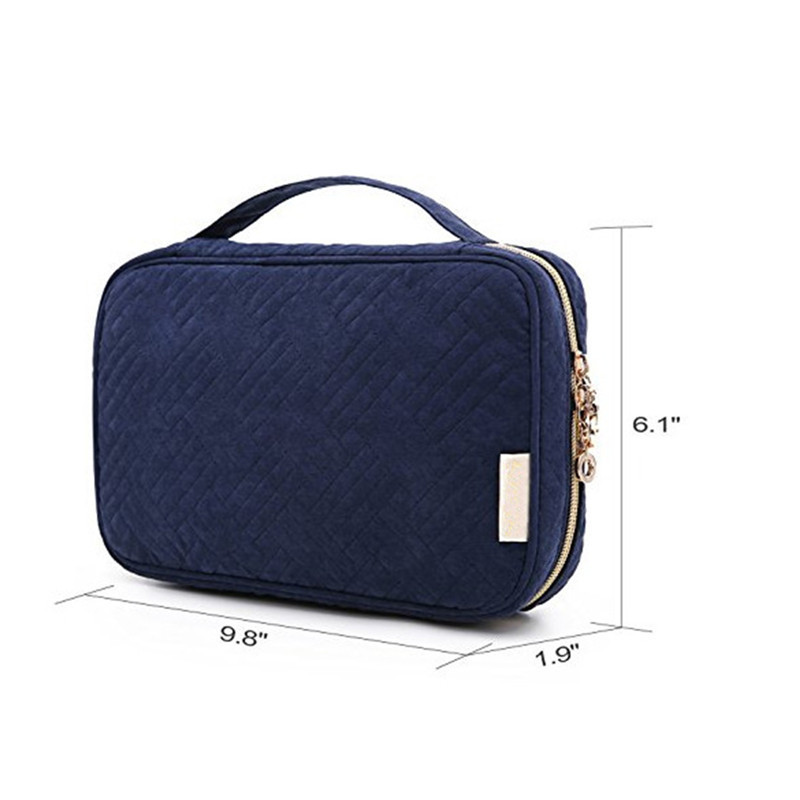 ROMAD Portable Jewelry Packaging Carrying Box Necklace Bracelet Earring Ring Watch Pouch Bag Zipper Display Travel Cases R3 T200602