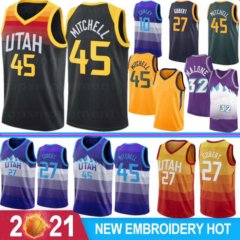 Donovan 45 Mitchell NCAA College Basketball Jerseys Mike 10 Conley Rudy 27 Gobert Karl 32 Malone John 12 Stockton Stock S- Stictched, Men(jueshi)
Donovan 45 Mitchell NCAA College Basketball Jerseys Mike 10 Conley Rudy 27 Gobert Karl 32 Malone John 12 Stockton Stock S- Stictched, Men(jueshi)