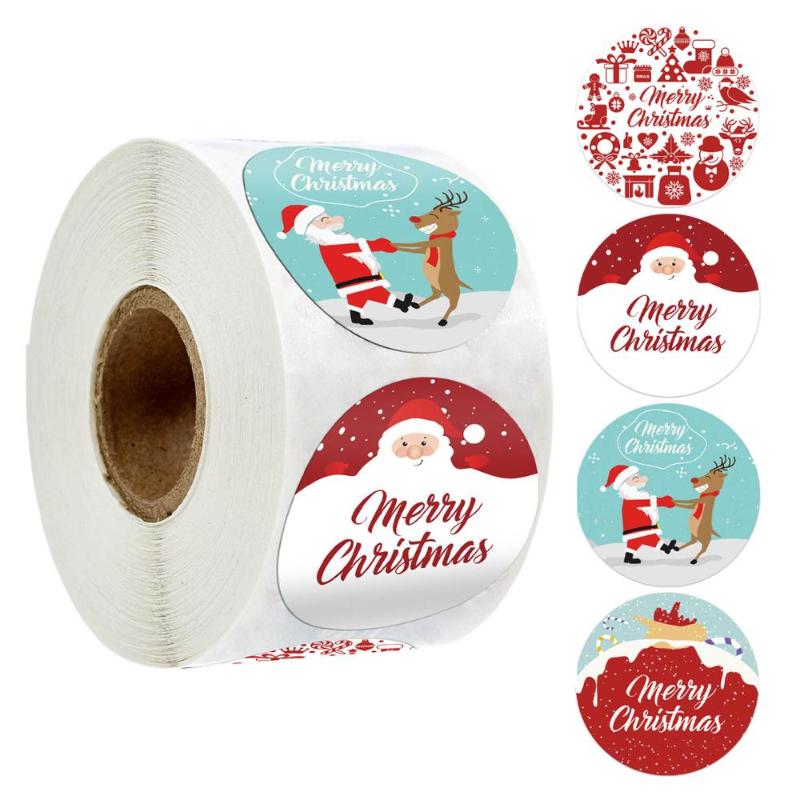1.5 inch Merry Christmas Sticker Thank You Sealing Labels 500pcs Round 4 Designs for Cards Gift Package Scrapbooking Decor
1.5 inch Merry Christmas Sticker Thank You Sealing Labels 500pcs Round 4 Designs for Cards Gift Package Scrapbooking Decor