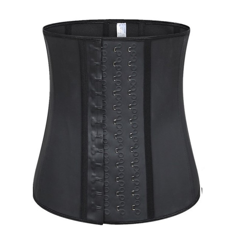 Creative Big Strong Hooks Latex Corset 25 Steel Boned Waist Shaper Women Postpartum Recovery Waist Control Body Cincher Slimming Plus Size