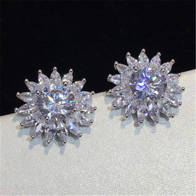 2022 Choucong Brand Stud Earrings Sparkling Luxury Jewelry Real 925 Sterling Silver Marquise Cut White 5A Cubic Zircon Eternity Party Sun Flower Women Earring Gift
2022 Choucong Brand Stud Earrings Sparkling Luxury Jewelry Real 925 Sterling Silver Marquise Cut White 5A Cubic Zircon Eternity Party Sun Flower Women Earring Gift