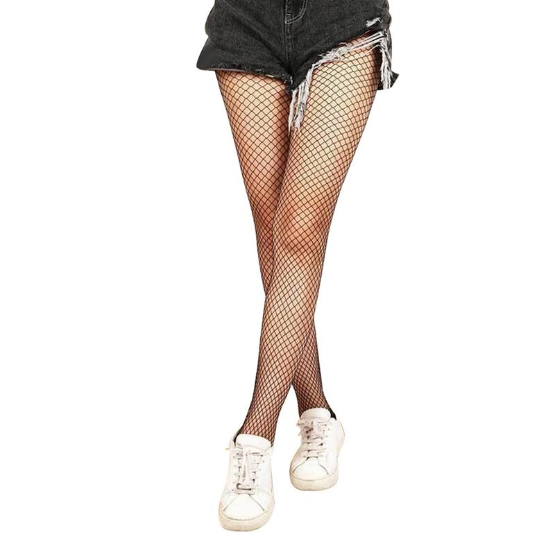 Socks & Hosiery Women's Hollow Net Body Stockings Sexy Pantyhose Black White Red Tights Fishnet Nightclub Party Women Underwear