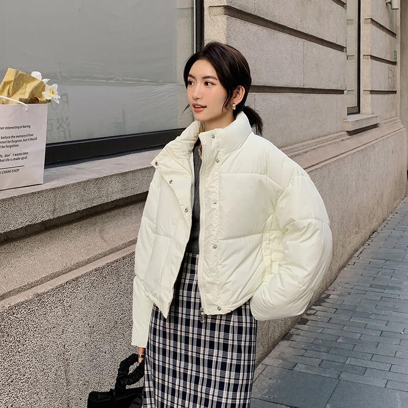 2020 Ladies Winter Short Cotton Coat Standing Collar Puffer Jacket Warm Fashion Windbreaker Jacket, Black
2020 Ladies Winter Short Cotton Coat Standing Collar Puffer Jacket Warm Fashion Windbreaker Jacket, Black