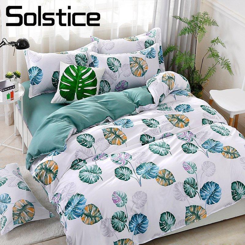 Solstice Home Textile Single Double Bedding Set Leaf Cyan Duvet Cover Pillow Case Sheet Girl Teen Boy Kids Bed Linens Bedclothes1
Solstice Home Textile Single Double Bedding Set Leaf Cyan Duvet Cover Pillow Case Sheet Girl Teen Boy Kids Bed Linens Bedclothes1