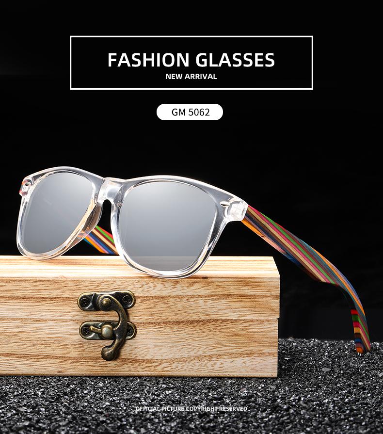 Polarized Sunglasses for Boys and Girls with Recycled Frames and Color Wood Temples S5062
Polarized Sunglasses for Boys and Girls with Recycled Frames and Color Wood Temples S5062