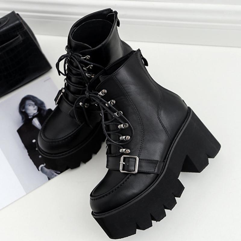 Boussac Lace up Platform Boots Women Black Goth Boots Ankle for Women Buckle Strap High Heel SWE02791
Boussac Lace up Platform Boots Women Black Goth Boots Ankle for Women Buckle Strap High Heel SWE02791