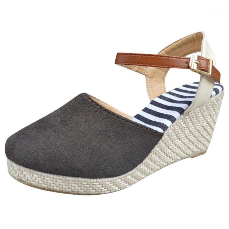 SAGACE Sandals Woman Shoes Stripe Color Matching Wedges Round Toe Fashion Noble Wild Mid Heel Sandals Women Summer Shoes1, Gray
SAGACE Sandals Woman Shoes Stripe Color Matching Wedges Round Toe Fashion Noble Wild Mid Heel Sandals Women Summer Shoes1, Gray