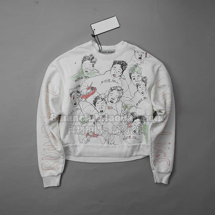 Men' Hoodies GMAN high street independent non fog ERD graffiti all cotton Plush loose silhouette men' and women' round neck long sleeve sweater, White (as shown in the picture)
Men' Hoodies GMAN high street independent non fog ERD graffiti all cotton Plush loose silhouette men' and women' round neck long sleeve sweater, White (as shown in the picture)