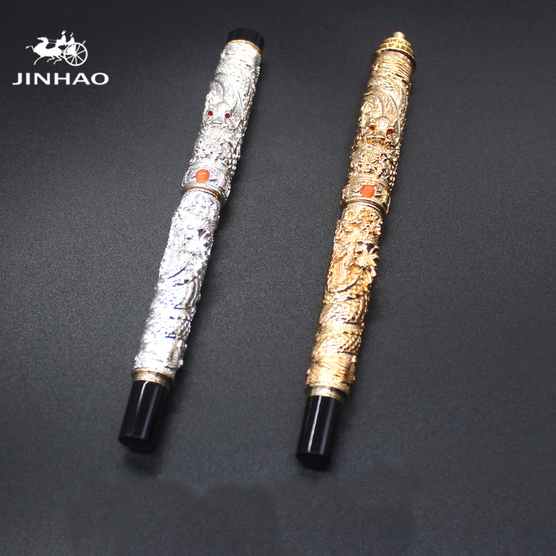 Jinhao small double dragon pens business gift luxury pen famous Chinese brand pen contract signing pen office supplies, Choose options
Jinhao small double dragon pens business gift luxury pen famous Chinese brand pen contract signing pen office supplies, Choose options