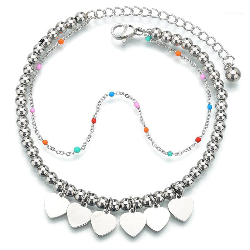 Colorful Famliy Jewelry Child's Kids Stainless Steel Heart Bracelet for Mom Gift Wedding Double Layer Beads Bracelet1
Colorful Famliy Jewelry Child's Kids Stainless Steel Heart Bracelet for Mom Gift Wedding Double Layer Beads Bracelet1