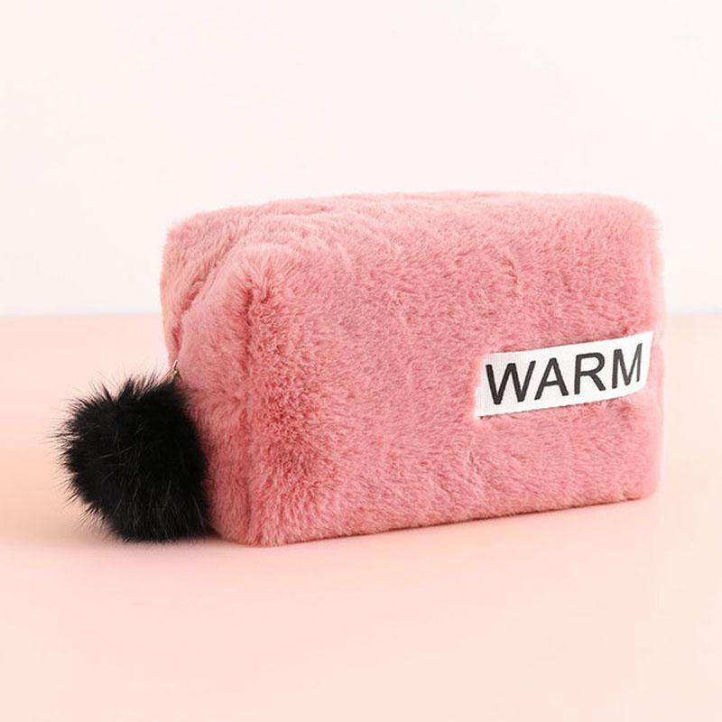 Fashion Plush Lady Cosmetic Bag Highend Zipper Travel Makeup Pouch With Fur Ball Toiletry Kit1, Black size s
Fashion Plush Lady Cosmetic Bag Highend Zipper Travel Makeup Pouch With Fur Ball Toiletry Kit1, Black size s
