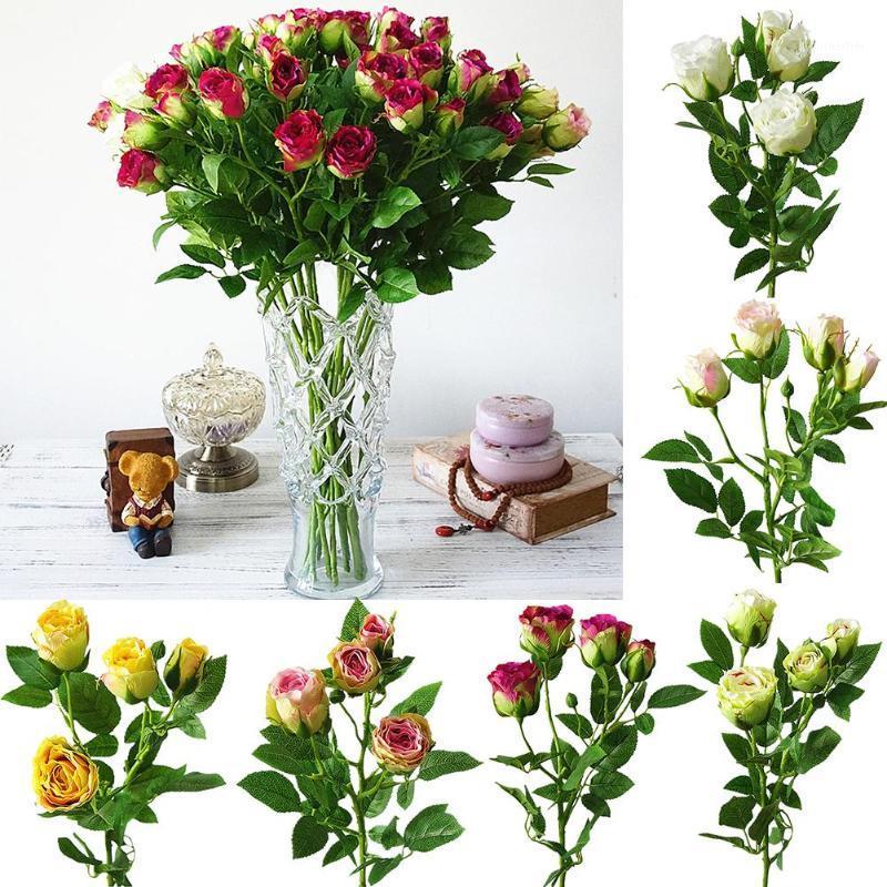 1Pc 4 Heads Artificial Flower Rose European Style Silk Fake Flowers For Garden DIY Stage Party Wedding Holiday Craft Decoration1, White
1Pc 4 Heads Artificial Flower Rose European Style Silk Fake Flowers For Garden DIY Stage Party Wedding Holiday Craft Decoration1, White