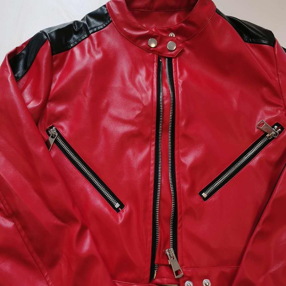 Umeko Autumn Zipper Motorcycle Jacket Women Short Faux Soft Leather Jacket Black Red Leather Jacket Ladies Basic Street Coat LJ201127