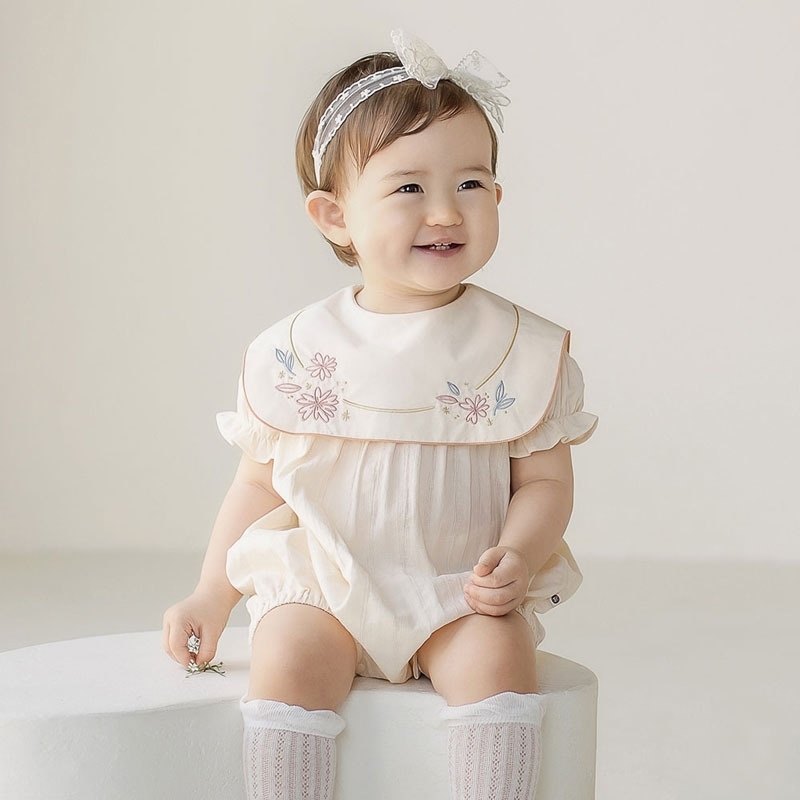 Summer Baby Kids Rompers Short Sleeve Embroidery Flower Cute Creeper Baby Girl's Bodysuit Outfits 201028, 202h23 white
Summer Baby Kids Rompers Short Sleeve Embroidery Flower Cute Creeper Baby Girl's Bodysuit Outfits 201028, 202h23 white