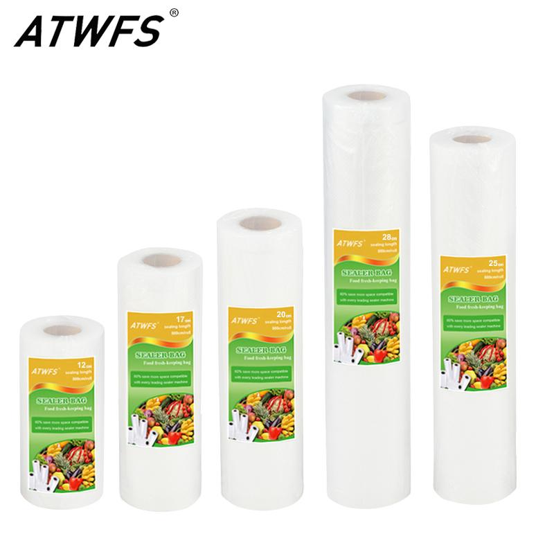 ATWFS Vacuum Bag Packaging Vacuum Sealer Bags for Storage Keep Products Fresh Bag 12/17/20/25/28cm*500cm 1 Roll
ATWFS Vacuum Bag Packaging Vacuum Sealer Bags for Storage Keep Products Fresh Bag 12/17/20/25/28cm*500cm 1 Roll