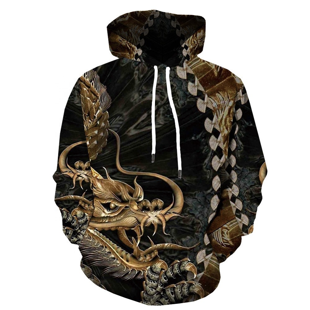 X01163L Autumn 2020 European American popular Golden Dragon 3D digital print hoodie for men and women, Black
X01163L Autumn 2020 European American popular Golden Dragon 3D digital print hoodie for men and women, Black