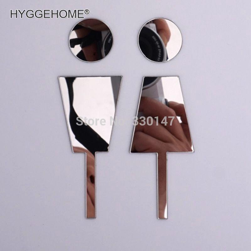 WC Sign 3D Acrylic Mirror Wall Stickers Wooden Toilet indicator For Public Shop WC Signage Home Decoration 15cm height
WC Sign 3D Acrylic Mirror Wall Stickers Wooden Toilet indicator For Public Shop WC Signage Home Decoration 15cm height