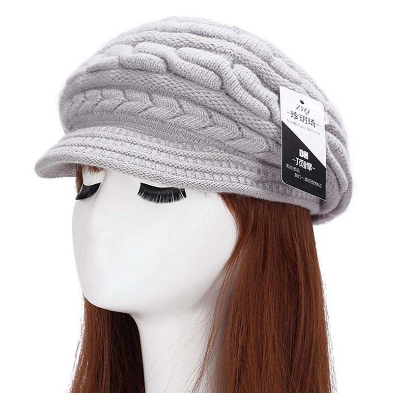 Womens Winter Warm Knitted Beret Hat Crochet Slouch Baggy Peaked Beanie Cap Fashion Autumn Female Casual Beret Caps, Lp
Womens Winter Warm Knitted Beret Hat Crochet Slouch Baggy Peaked Beanie Cap Fashion Autumn Female Casual Beret Caps, Lp