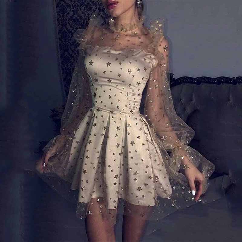Shinny Glitter Tulle Cocktail Dress Long Sleeves Vintage Satin Homecoming Gowns High Neck Girls Short Prom Gowns 2020, Blue
Shinny Glitter Tulle Cocktail Dress Long Sleeves Vintage Satin Homecoming Gowns High Neck Girls Short Prom Gowns 2020, Blue