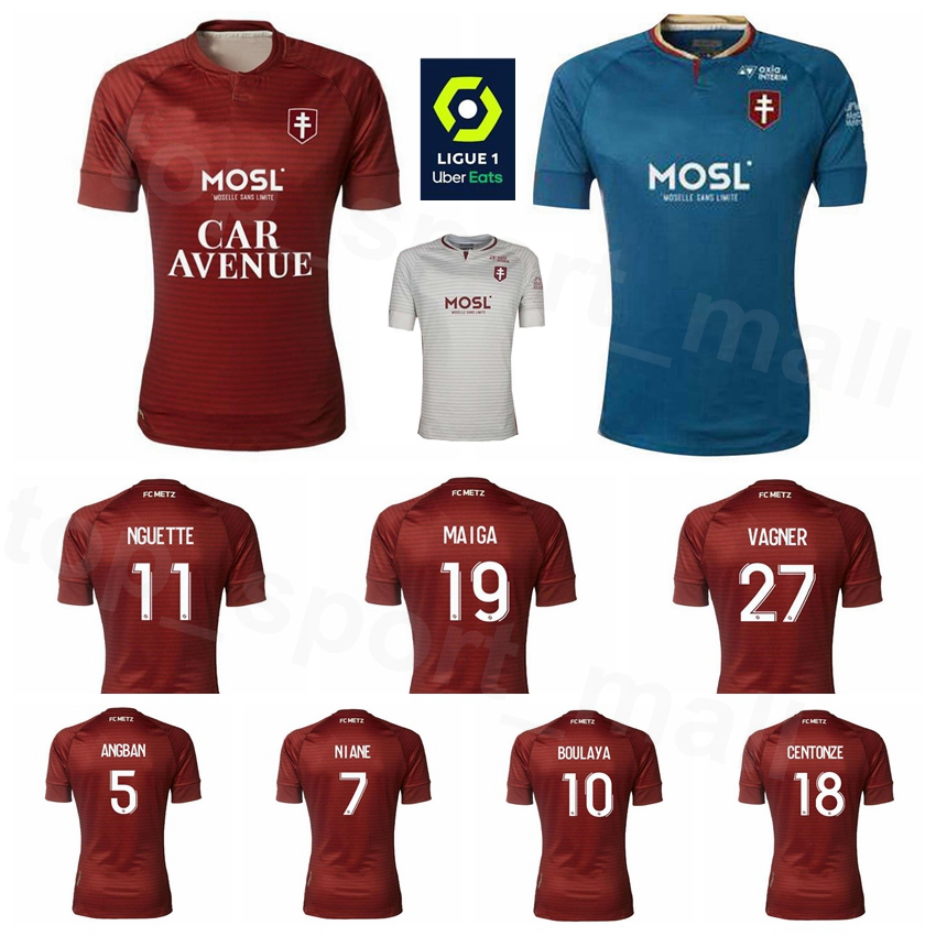 2020 2021 Metz Soccer Jersey 7 NIANE 28 DIALLO 5 ANGBAN 19 MAIGA 10 BOULAYA 11 NGUETTE CENTONZE FOFANAVAGNER BRONN Football Shirt Kits, White
2020 2021 Metz Soccer Jersey 7 NIANE 28 DIALLO 5 ANGBAN 19 MAIGA 10 BOULAYA 11 NGUETTE CENTONZE FOFANAVAGNER BRONN Football Shirt Kits, White
