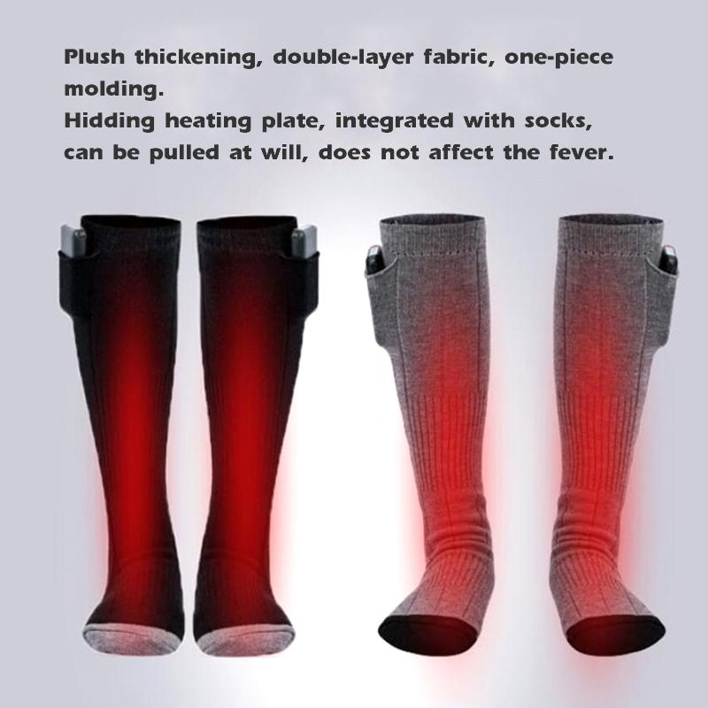 Hot Socks Men's And Women's Elastic Wire Electric Heating Socks Adjustable Temperature Lithium Battery 3.7V Electric Warm, Gray 2200ma
Hot Socks Men's And Women's Elastic Wire Electric Heating Socks Adjustable Temperature Lithium Battery 3.7V Electric Warm, Gray 2200ma