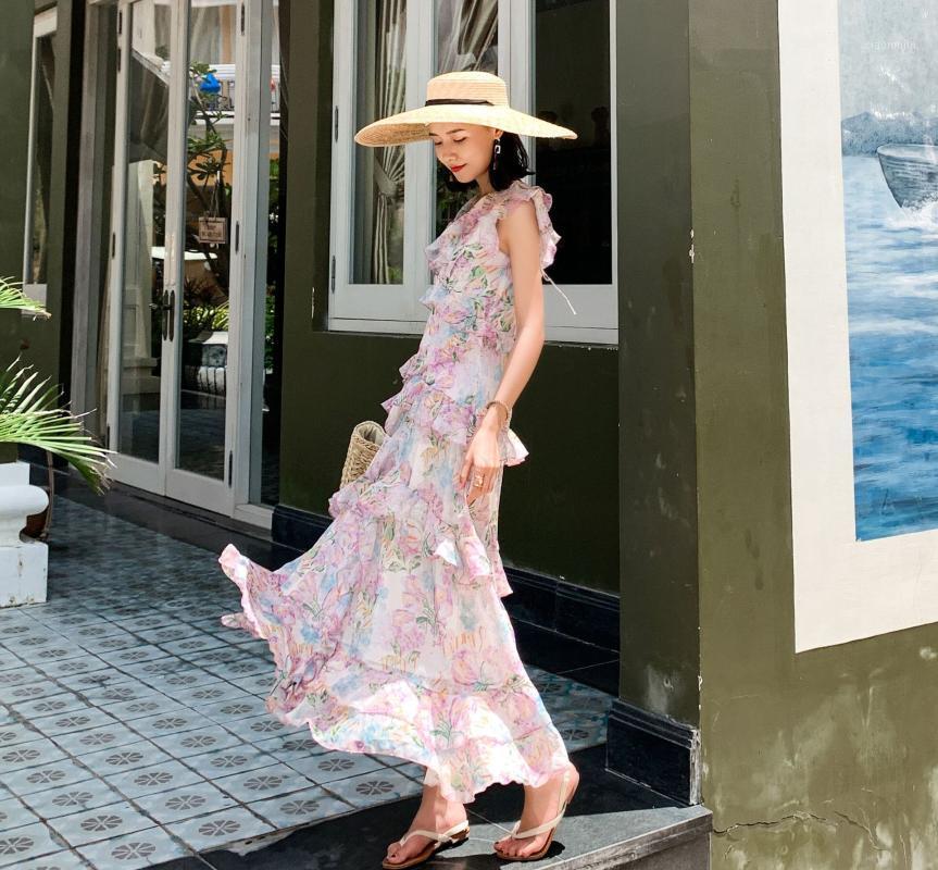 High Quality Beach Cascading Ruffles Beach Women Dresses Elegant V neck Short Sleeve Printed Dresses Vestidos Elegant Dress1, Xaq626
High Quality Beach Cascading Ruffles Beach Women Dresses Elegant V neck Short Sleeve Printed Dresses Vestidos Elegant Dress1, Xaq626