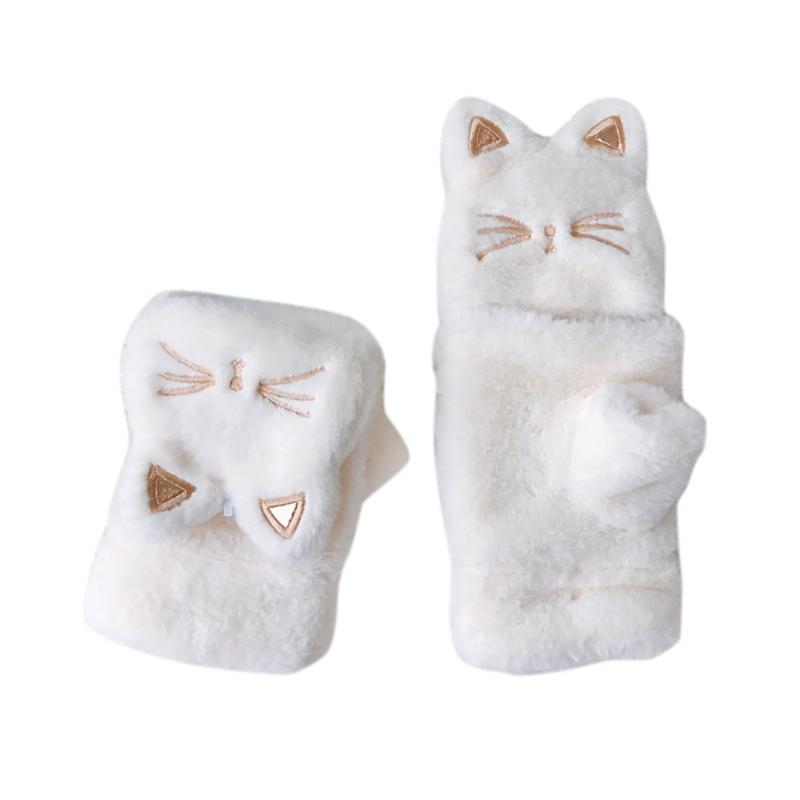 Five Fingers Gloves Fashion Women Winter Lovely Warm Flip Over Thickening Cat Plush Half Finger Luvas Feminina De Inverno &F31
Five Fingers Gloves Fashion Women Winter Lovely Warm Flip Over Thickening Cat Plush Half Finger Luvas Feminina De Inverno &F31