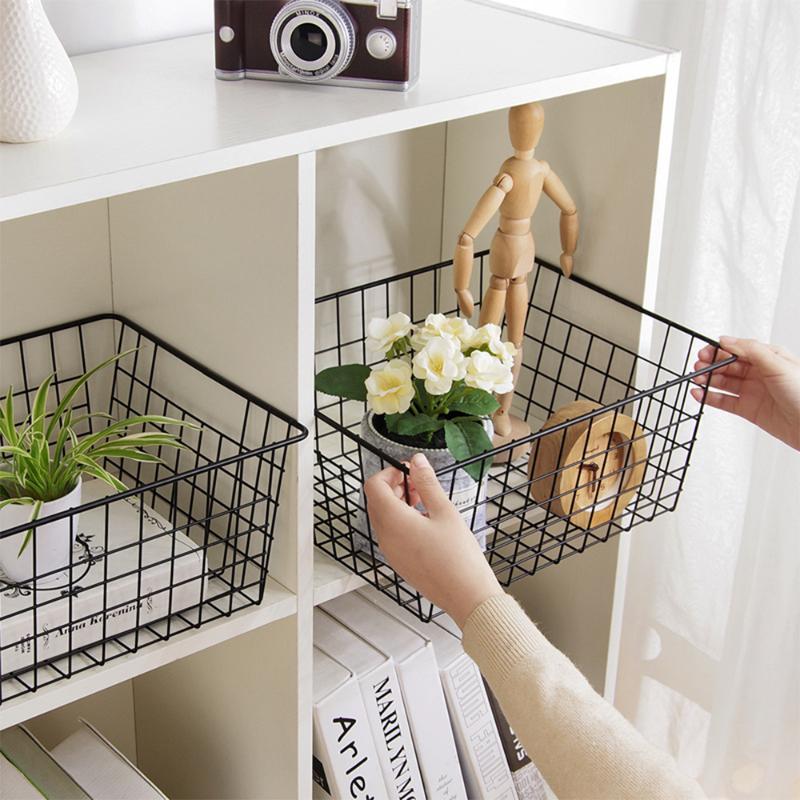 Storage Baskets Nordic Style Iron Basket Bread Snack Fruit Household Organizer Holder Bathroom Kitchen Sundries Container
Storage Baskets Nordic Style Iron Basket Bread Snack Fruit Household Organizer Holder Bathroom Kitchen Sundries Container