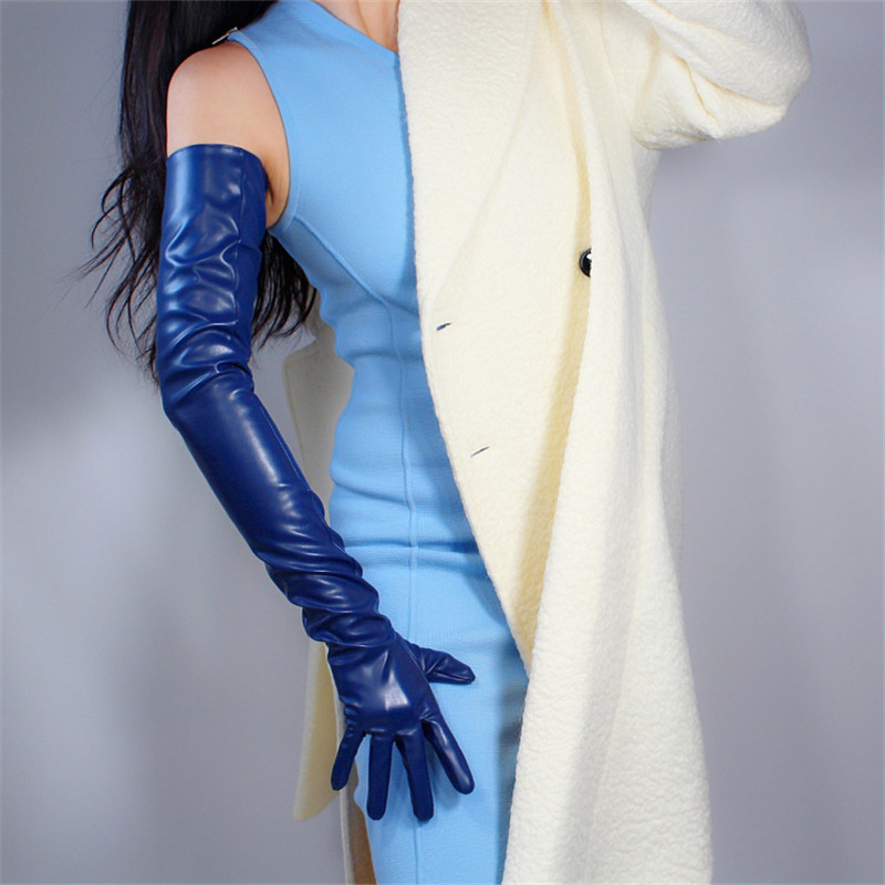 EXTRA LONG FASHION GLOVES FEMALE Faux Leather Sheepskin PU 28" 70cm Evening Party Leather Gloves Women Blue Navy WPU185 201021
EXTRA LONG FASHION GLOVES FEMALE Faux Leather Sheepskin PU 28" 70cm Evening Party Leather Gloves Women Blue Navy WPU185 201021