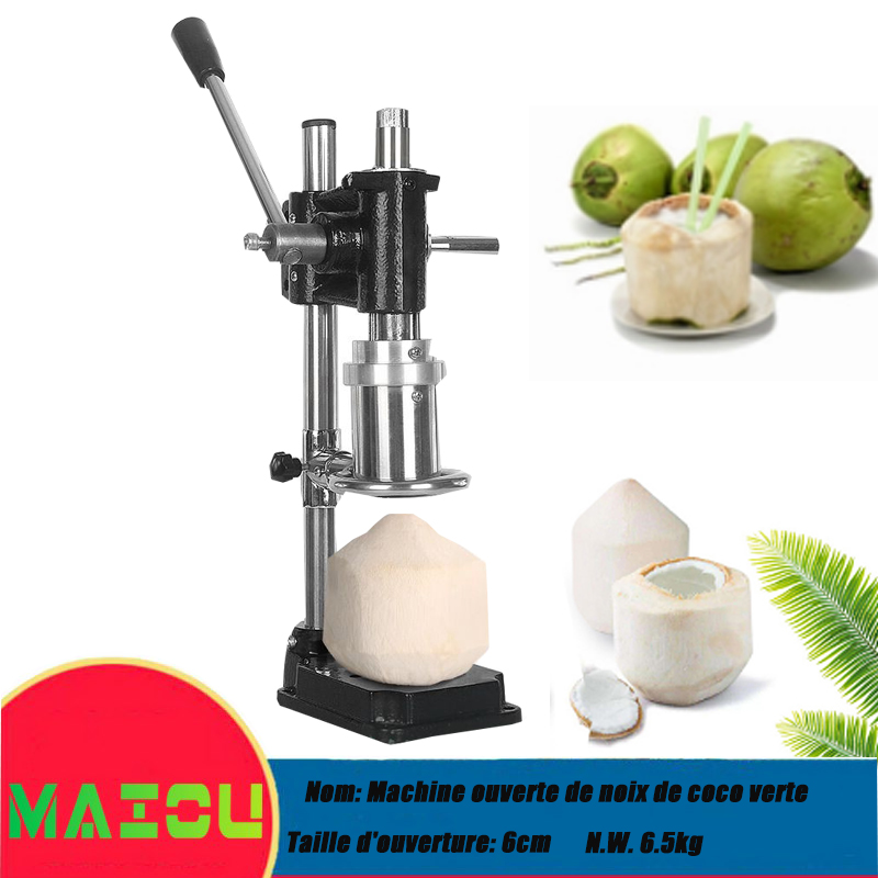 factory direct sHand press coconut opening machineopenercoconut lid opening machine hole opener green coconut punching machine2731047