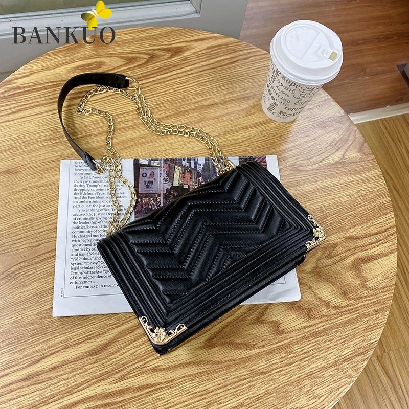 BANKUO 2021 Ladies Chain Bag Women Vintage Handbag Girl Cover Shoulder-Bags Solid Synthetic Leather Tote Flap Fashion X31, Brown
BANKUO 2021 Ladies Chain Bag Women Vintage Handbag Girl Cover Shoulder-Bags Solid Synthetic Leather Tote Flap Fashion X31, Brown