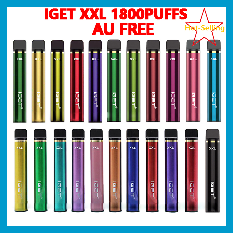 Iget XXL 1800 Puffs E Cigarette Disposable 7ml Prefilled 5% Vape Pen Device vs Bang XXtra AU Free
Iget XXL 1800 Puffs E Cigarette Disposable 7ml Prefilled 5% Vape Pen Device vs Bang XXtra AU Free