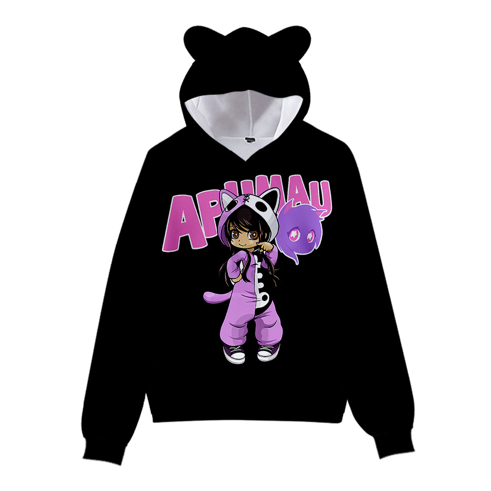 Aphmau Merch Kids Hoodie for Boys Girls Harajuku Sweatshirt Streetwear Hip Hop Kawaii Cat Ear Pullover Hooded Jacket Cosplay, 001
Aphmau Merch Kids Hoodie for Boys Girls Harajuku Sweatshirt Streetwear Hip Hop Kawaii Cat Ear Pullover Hooded Jacket Cosplay, 001