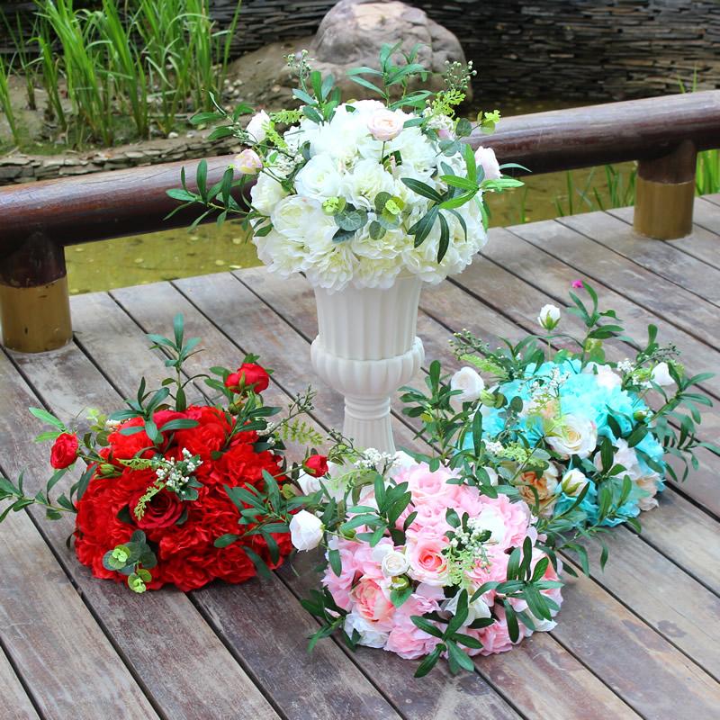 artificial flower bouquet road guide flower ball party wedding decor diy table centerpiece rose daisy peonies leaf stand, B1 35cm
artificial flower bouquet road guide flower ball party wedding decor diy table centerpiece rose daisy peonies leaf stand, B1 35cm