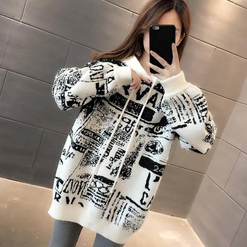 2021 High quality From Sweater the Women Let Thick Autumn Winter Style with a Hood of Tightly Knit Bottom Shirt CJUY, White
2021 High quality From Sweater the Women Let Thick Autumn Winter Style with a Hood of Tightly Knit Bottom Shirt CJUY, White