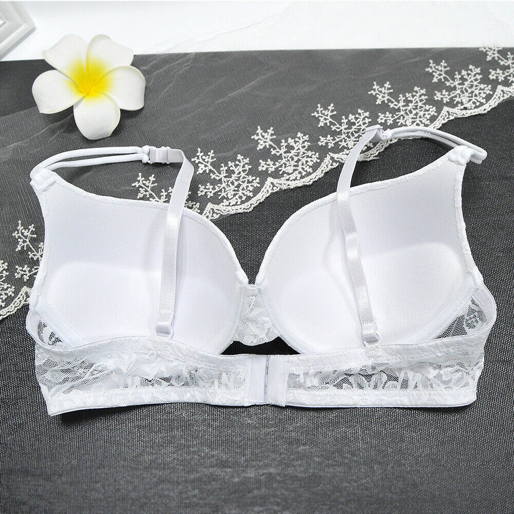 Sexy Push Up A B C D E Cups Women Bra Plunge Dropship Lingerie Underwire Underwear Elastic Band Plus Size Lace Bralette Padded 201202