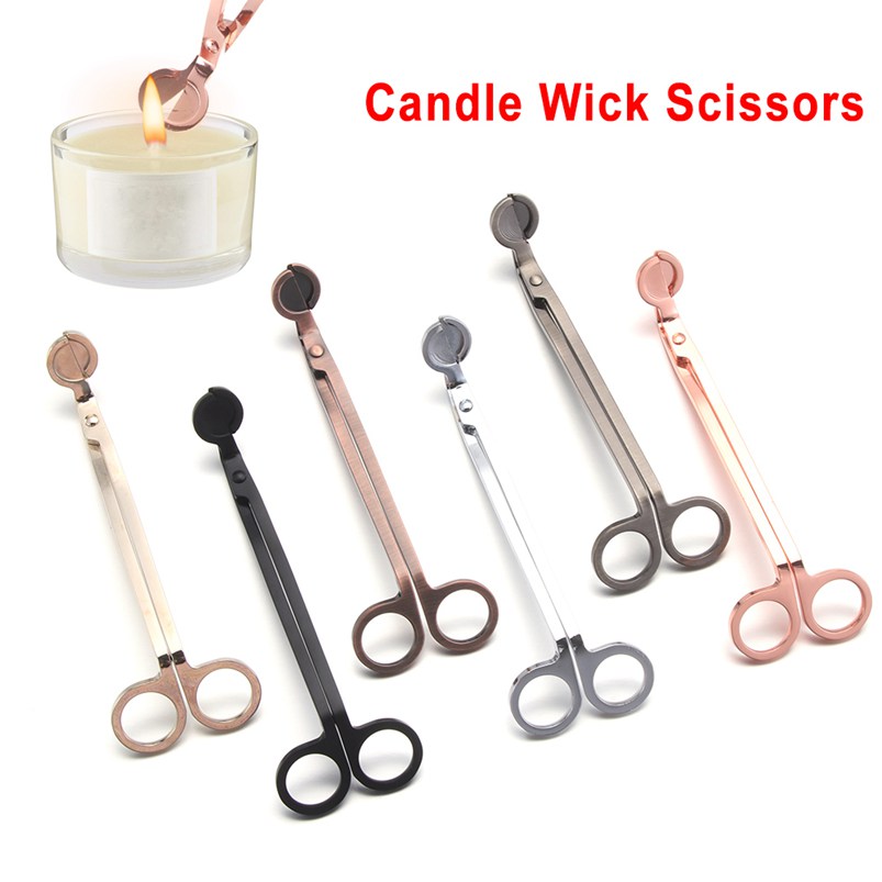 Stainless Steel Snuffers Candle Wick Trimmer Rose Gold Candle Scissors Cutter Candle Wick Trimmer Oil Lamp Trim scissor Cutter W95
Stainless Steel Snuffers Candle Wick Trimmer Rose Gold Candle Scissors Cutter Candle Wick Trimmer Oil Lamp Trim scissor Cutter W95