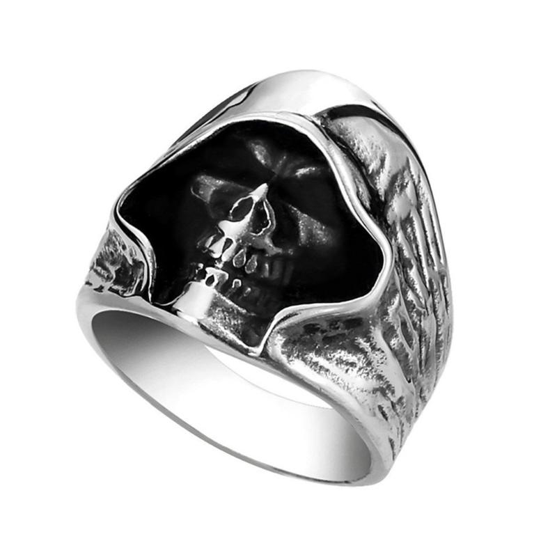Punk Motorcycles Biker Zombie Vampire Skull Fashion Death Sickle Ring halloween party gift for man
Punk Motorcycles Biker Zombie Vampire Skull Fashion Death Sickle Ring halloween party gift for man