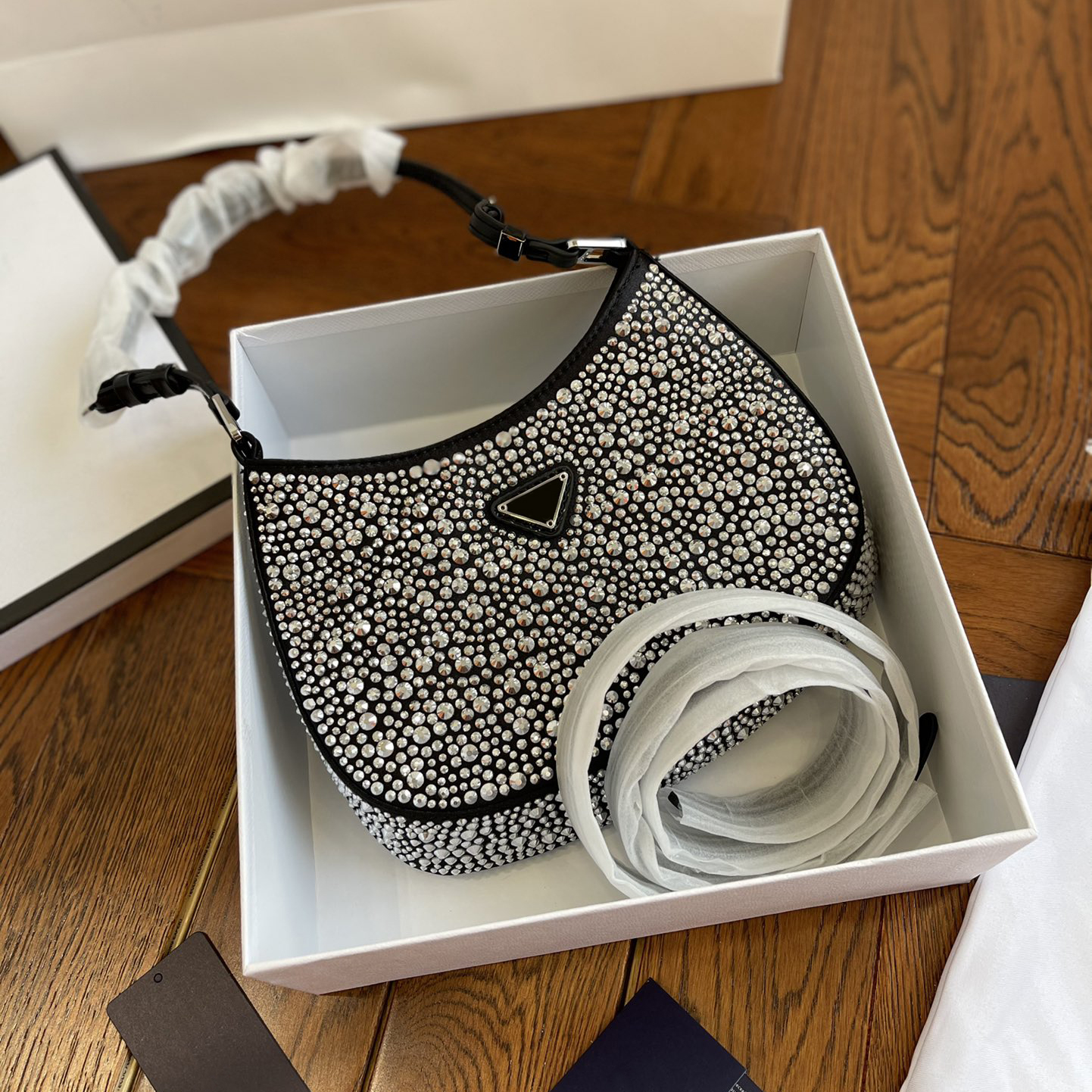 Luxury Designer Diamond Underarm Bag Fashion Women Handbag Sparkle Rhinestone Shoulder Bags Q-399, #4
Luxury Designer Diamond Underarm Bag Fashion Women Handbag Sparkle Rhinestone Shoulder Bags Q-399, #4