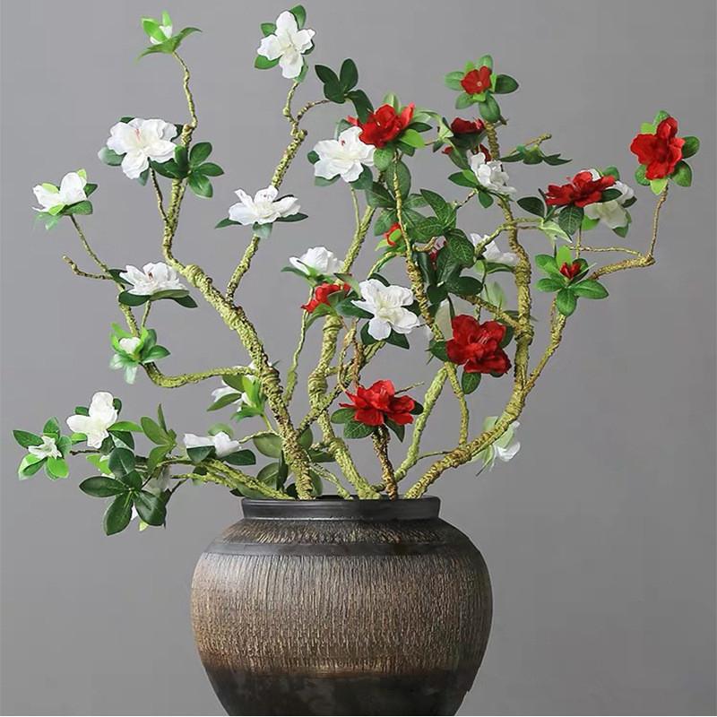 High Quality 10 Heads Azaleas long branch decorative Artificial silk Flowers for Home room Decor flores artificiales, White
High Quality 10 Heads Azaleas long branch decorative Artificial silk Flowers for Home room Decor flores artificiales, White