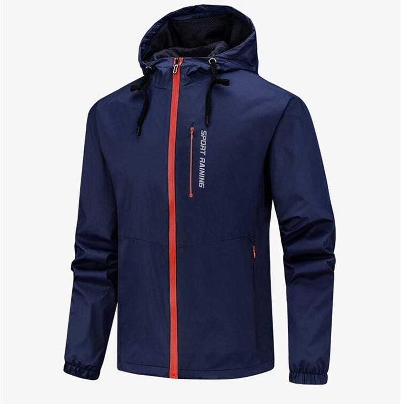 Men Fashion Windbreaker Jacket Coat Zipper Jacket Men Clothing Streetwear Outwear Windbreaker 201114