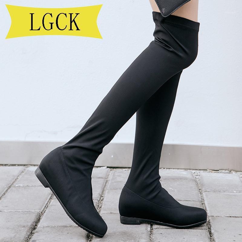 Plus Size 34-41 Women Over The Knee High Boots Low Heels Winter Shoes Round Toe Elastic Fabric Women Boots Brand Autumn1, Black
Plus Size 34-41 Women Over The Knee High Boots Low Heels Winter Shoes Round Toe Elastic Fabric Women Boots Brand Autumn1, Black