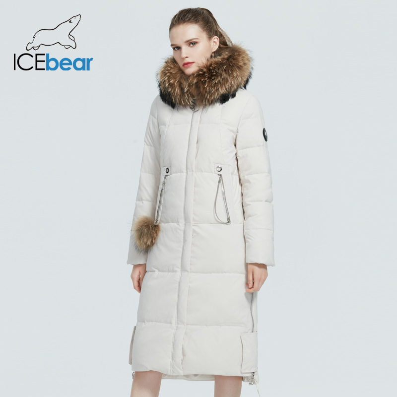 winter womens coat woman jacket with fur collar windproof and warm parka fashion womens clothing GWD20263D 200928