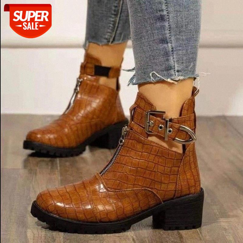 2020 Fashion Platform Ankle Boots Women Spring Autumn Black Leather Thick Heel Ladies Zip Buckle Round Toe Botas Altas Mujer PU #YD7S
2020 Fashion Platform Ankle Boots Women Spring Autumn Black Leather Thick Heel Ladies Zip Buckle Round Toe Botas Altas Mujer PU #YD7S
